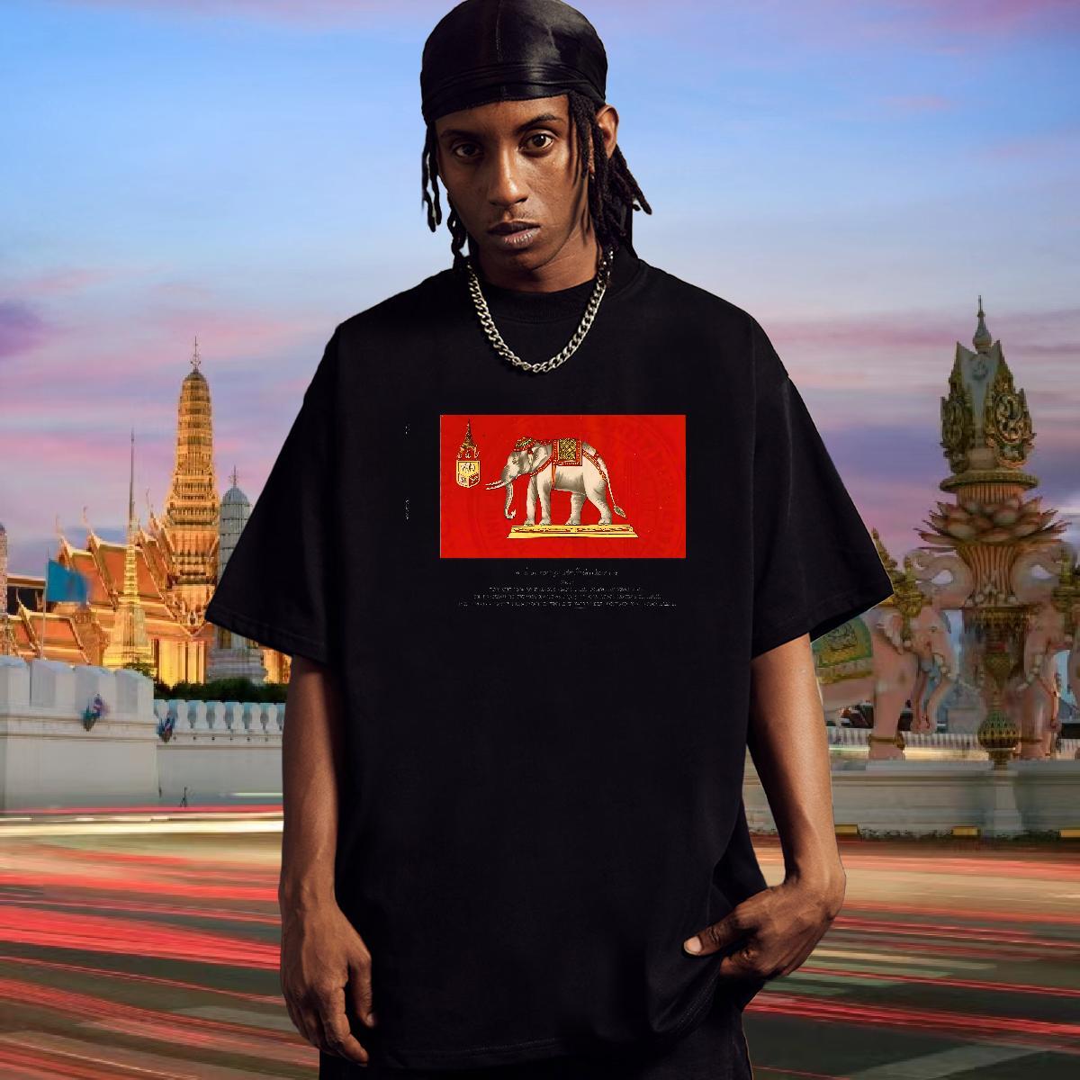 2024 Designer T-Shirts for Men 230g Cotton elephant Street Tops Shirt O Neck Short Sleeves High Quality Men Clothes T-Shirt Custom Printing