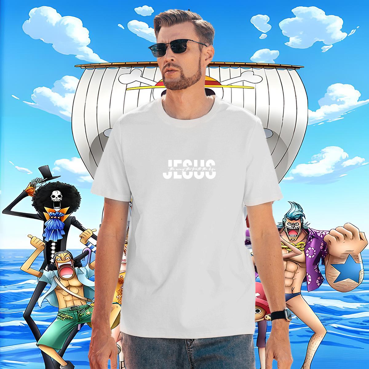 Free Shipping Mens Tshirts 230g Cotton Hip Hop Street letter DIY Anime Breathable Short Sleeve Wholesale Man T Shirts Tees