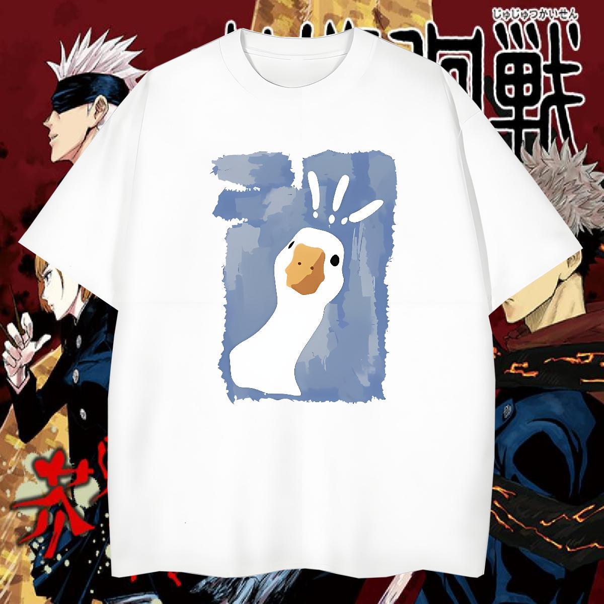 2024 Summer T-Shirts for Men 230g 100% Cotton duck Spring Summer Tops Shirt Breathable Short Sleeve Comfortable Men Clothes T-Shirt Floral Print