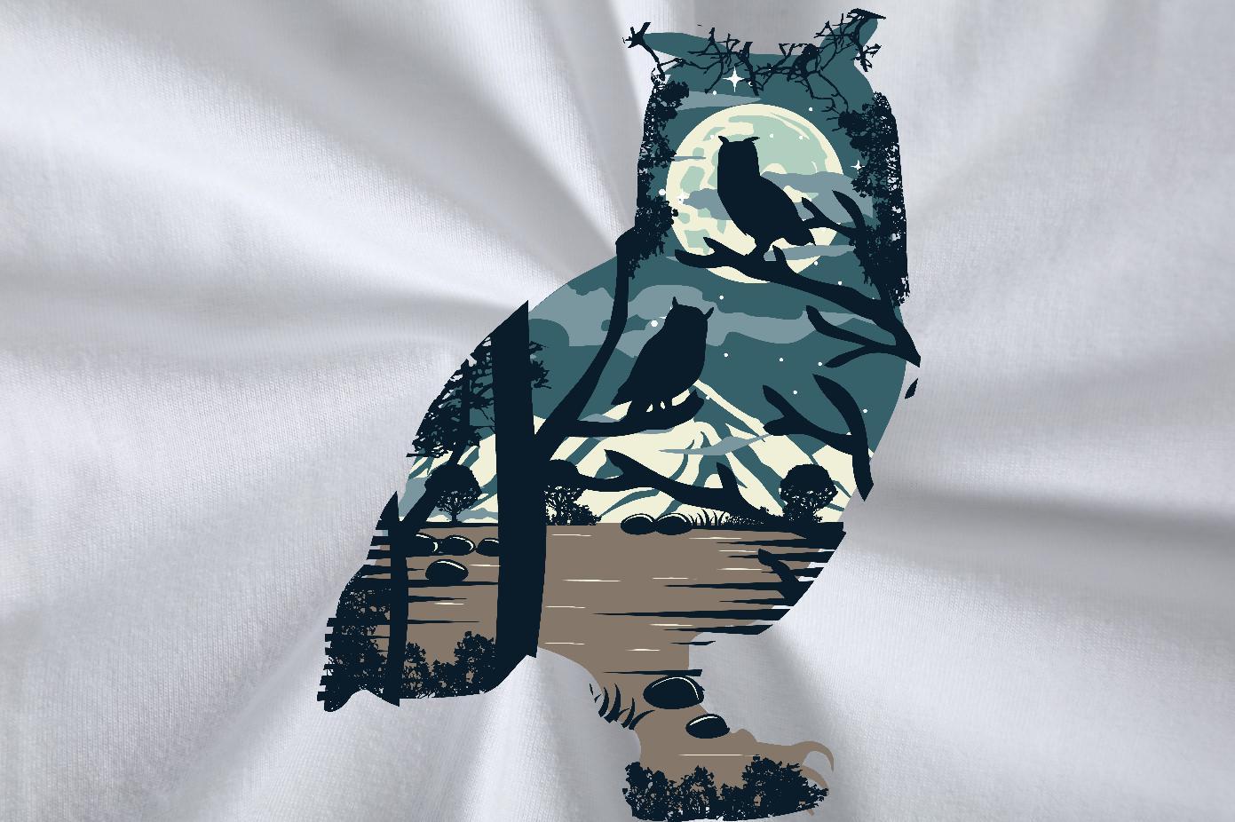 Designer Fashion T Shirt For Man 230g Cotton Owl Sport Tops Tees O Neck Short Sleeves Cool Men Tees Cartoon Print