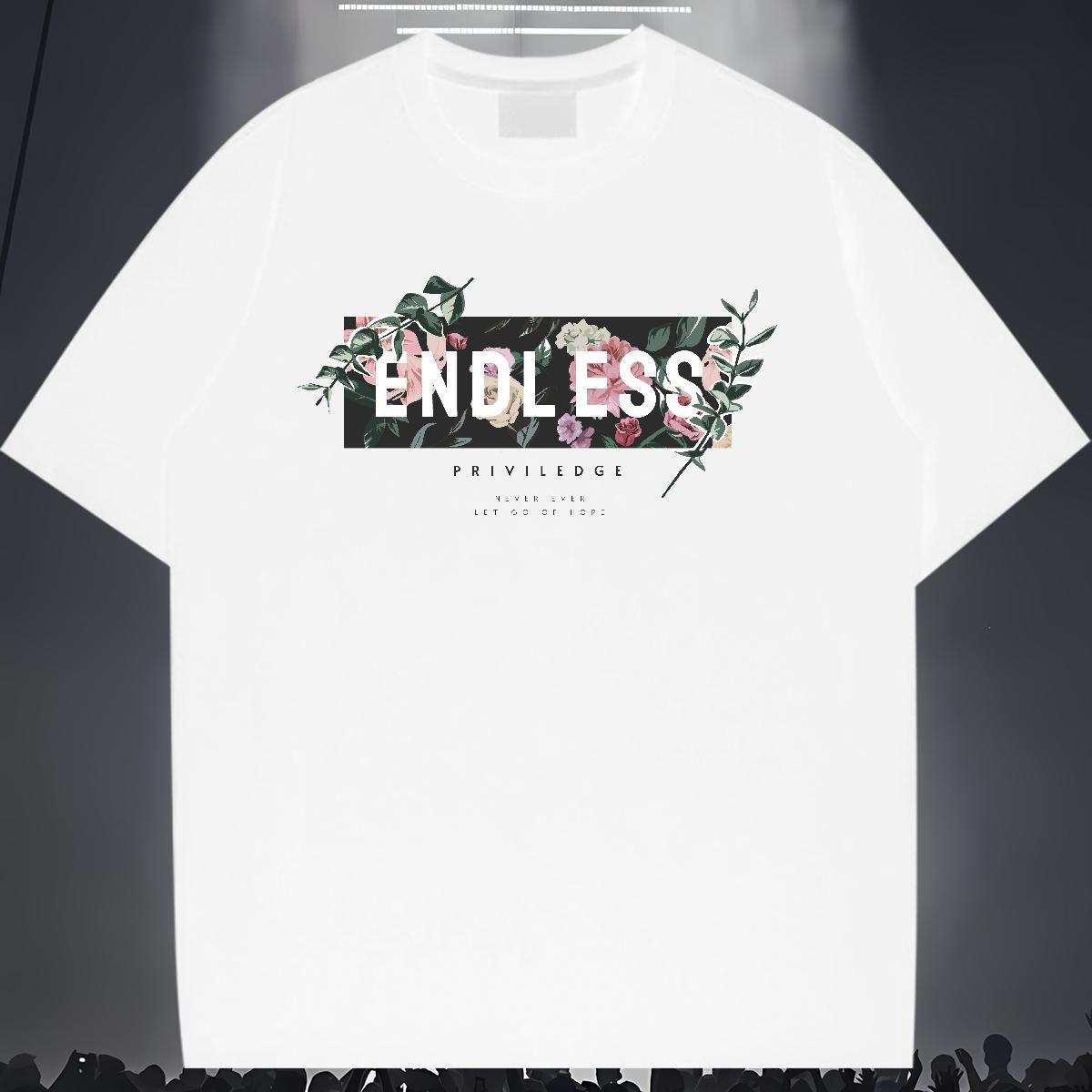 Wholesale Womens T Shirts Breathable Soft Lady T shirt Cartoon Anime flower Sports Casual 230g Cotton New Arrival Top Shirts