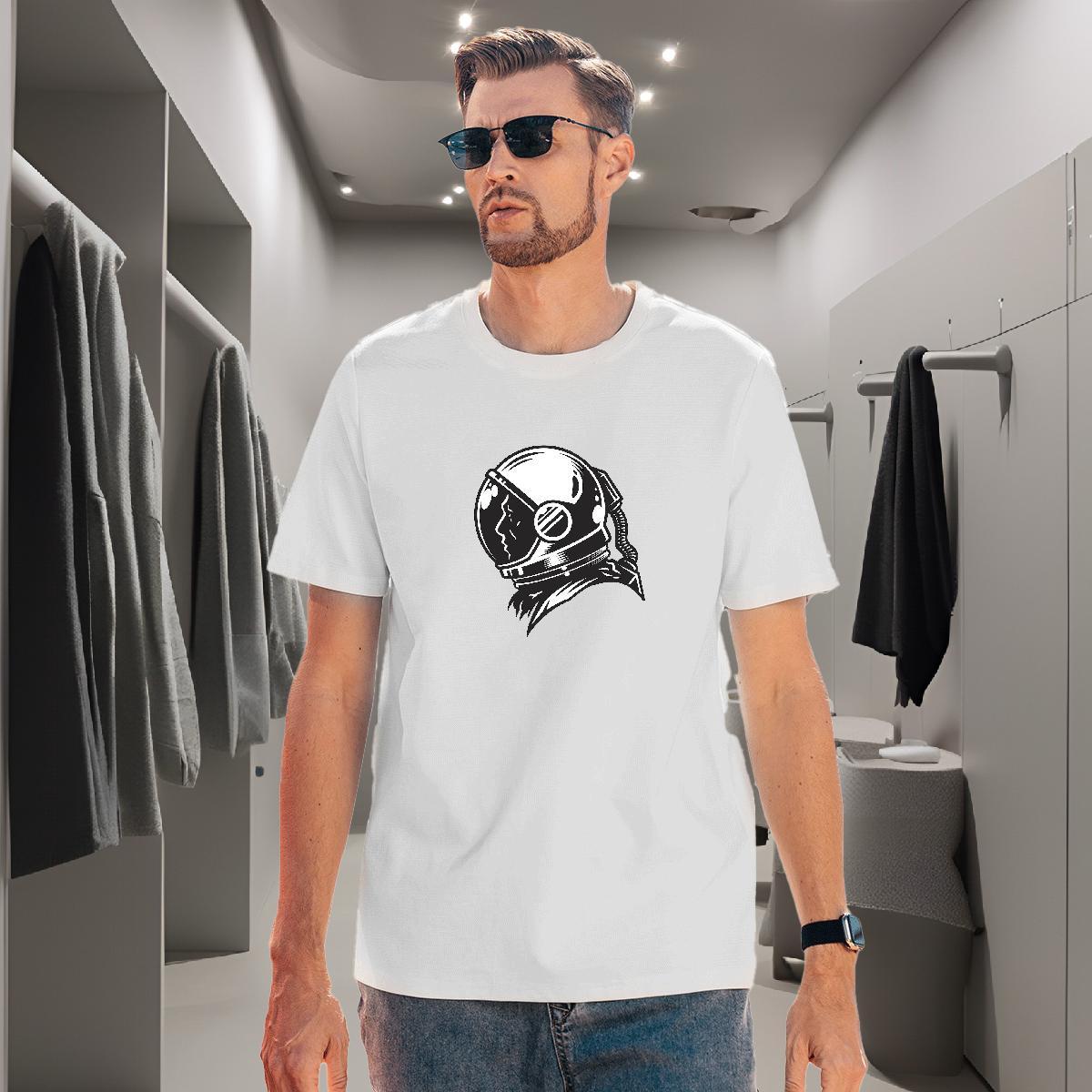 T shirt 230g Cotton universe Hip Hop Street Breathable Soft Customized Print Couples T Shirts Casual New Designer Wear