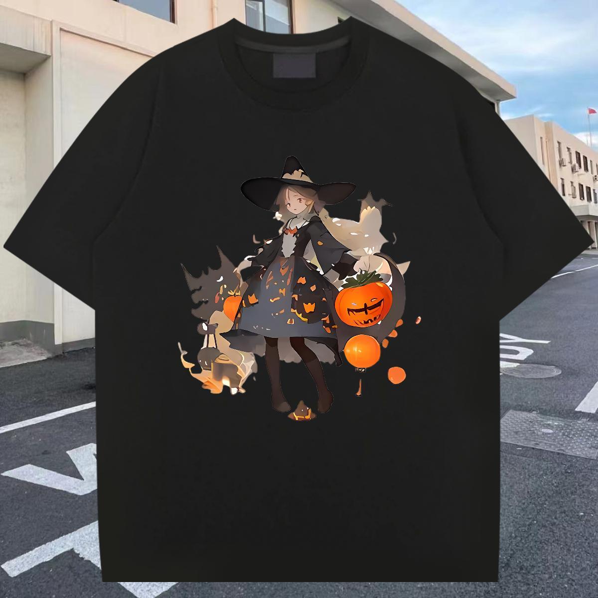 Brand Men T Shirts 100% Cotton 230g pumpkin Hip Hop Street Clothings Crew Neck Breathable Popular Tshirt for Man Woman Oversized