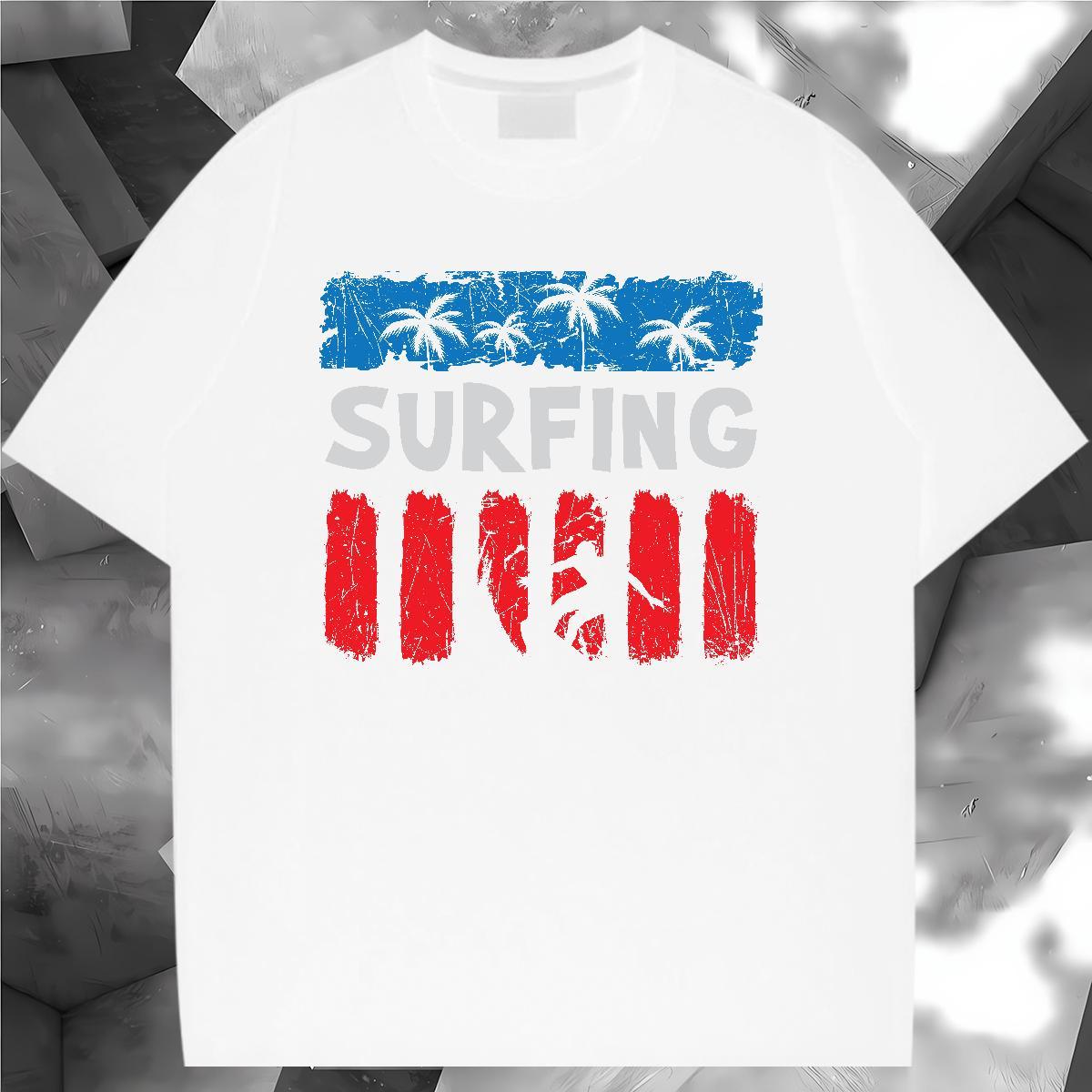 Fashion T-Shirts 100% Cotton 230g tree Street wear Hip Hop Wear Breathable Soft Popular Men Clothes T-Shirt Graphic