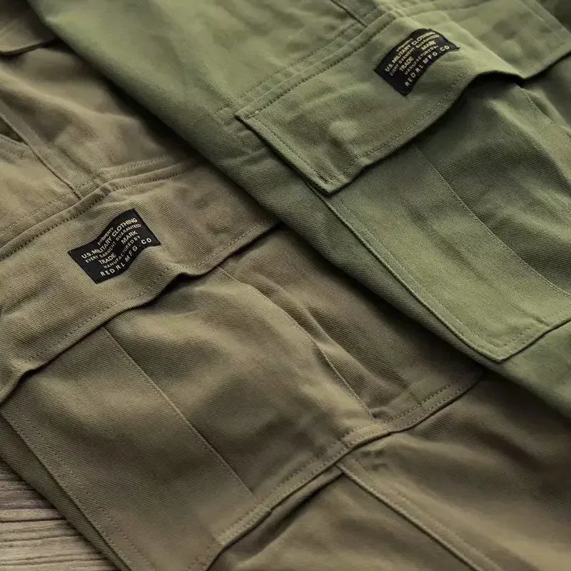 Mens Cargo Pants Korean Male Trousers Khaki Aesthetic Loose Straight Luxury Fashion Vintage High Quality Plus Size Baggy 240806