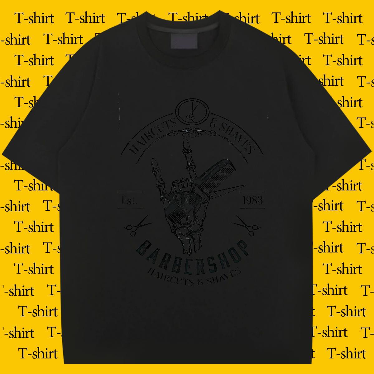 T shirt 100% Cotton 230g hands Casual Daily Wear Breathable Short Sleeve Graphic Men Tshirts Brand Classic Polos