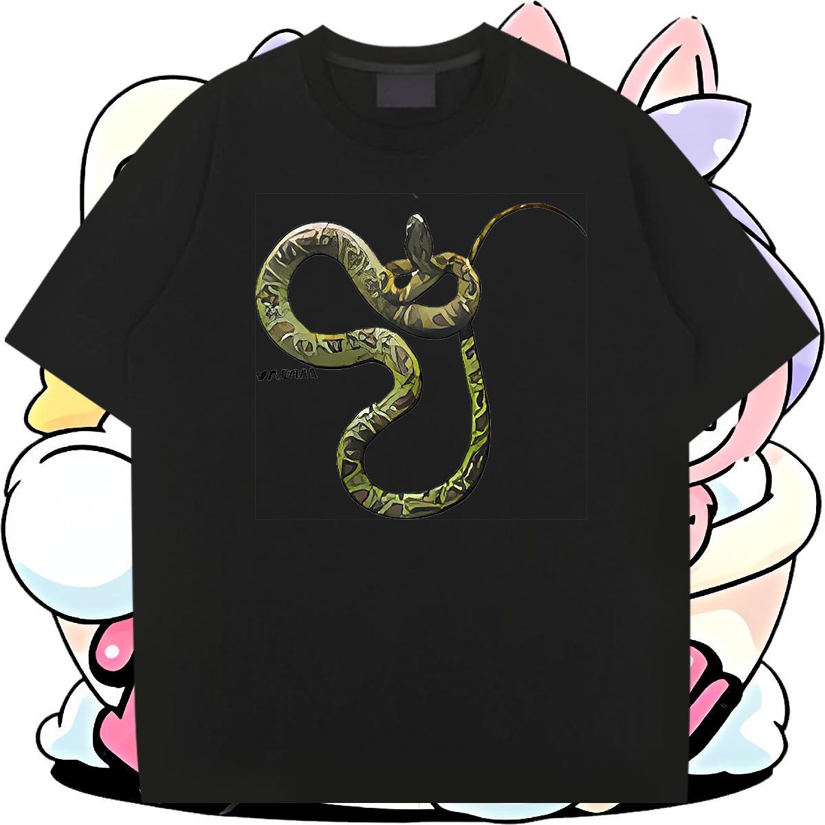 Cool Design Tshirt for Man Woman 100% Cotton 230g Beach snake Custom Big Size Breathable Short Sleeve 2024 DIY Man T Shirts Wear