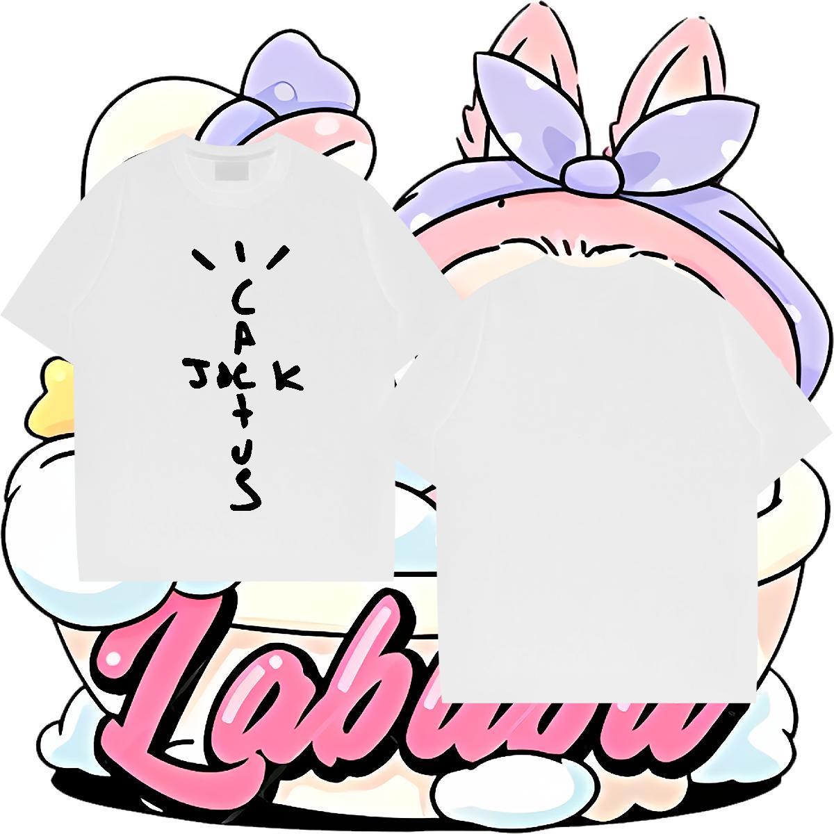 Classic Mens Tshirts 100% Cotton 230g Casual Beach letter Cartoon Print Breathable 2024 New Man T Shirts Top Tees