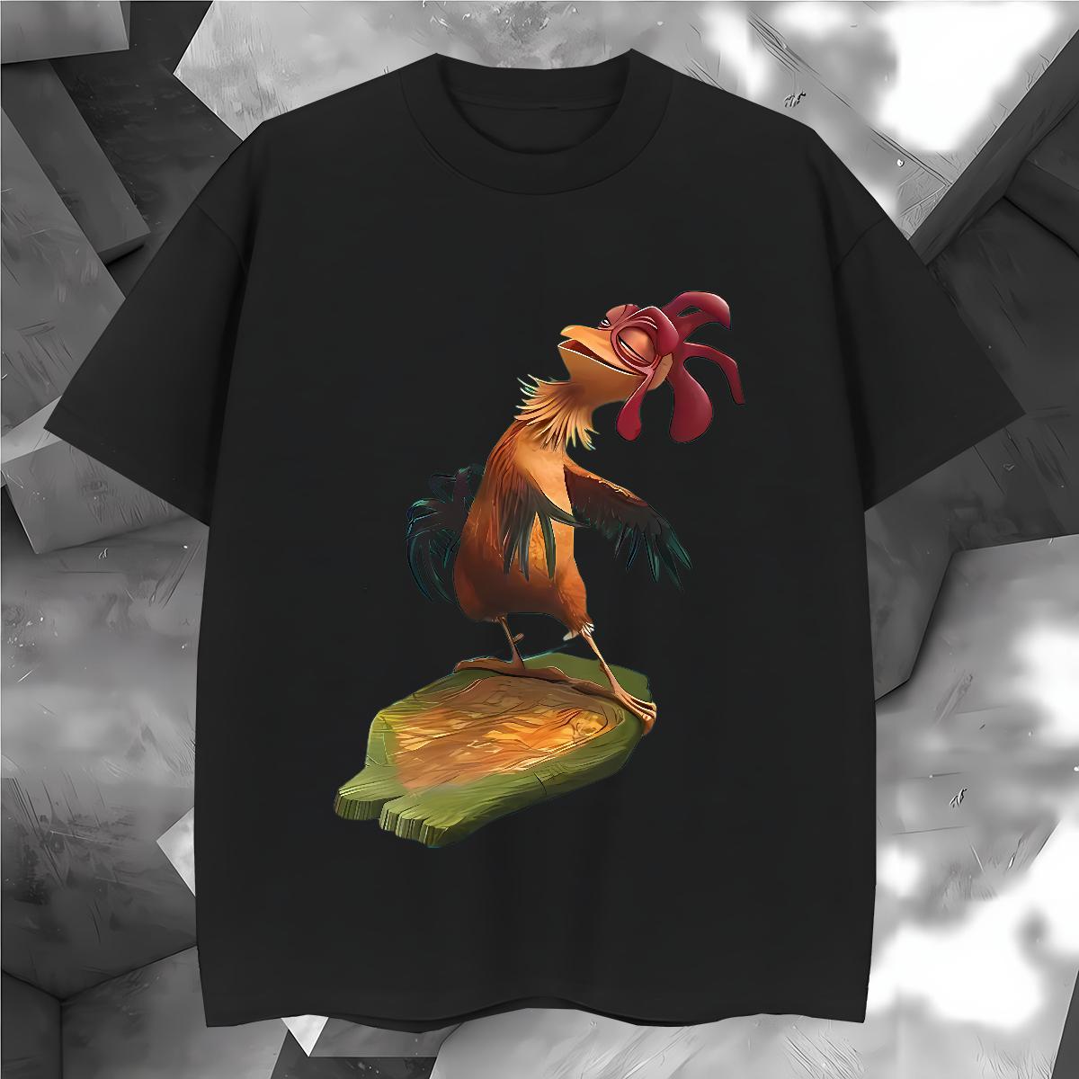 Loose Fit Tshirt for Man Woman 230g Cotton chicken Man T Shirts Hip Hop Short Sleeve O-Neck DIY Printed Wholesale Clothes