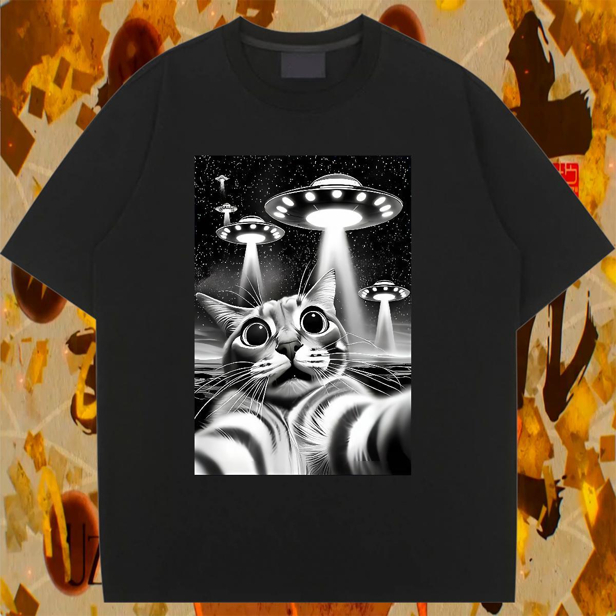 Brand T shirt O-Neck Short Sleeve Woman Tshirt Anime funny Street Casual 230g Cotton DIY Tshirts