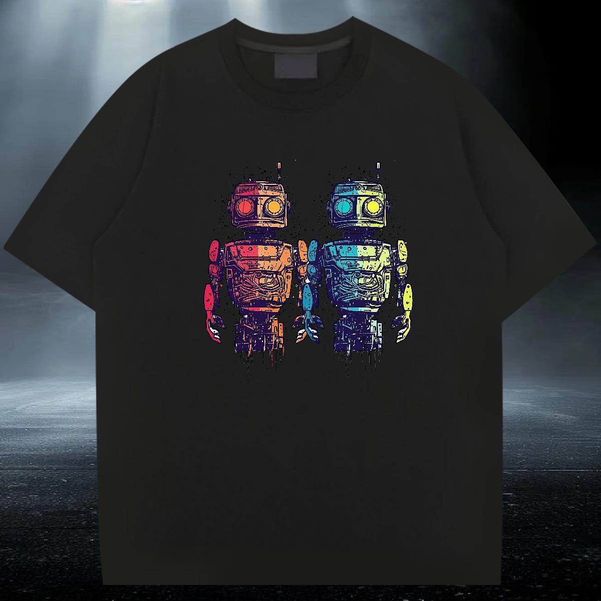 Classic Men Tshirts 100% Cotton 230g Street ET DIY Printed O-Neck Short Sleeve New Arrival T shirt Tees