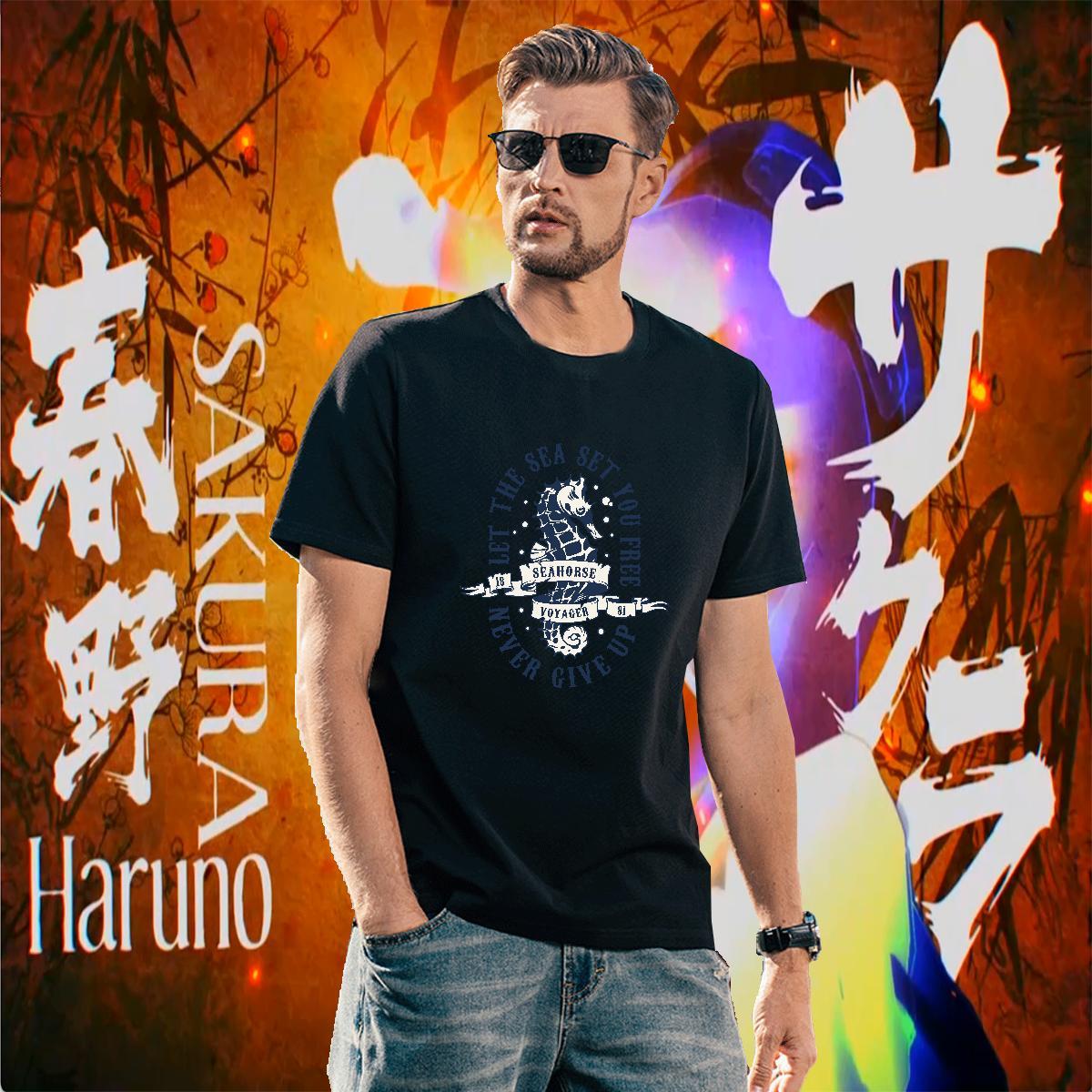 T-Shirts 230g Pure Cotton sea house Sports Casual Breathable Short Sleeve Black Oversized Men Tees Custom Unisex Tops Shirt