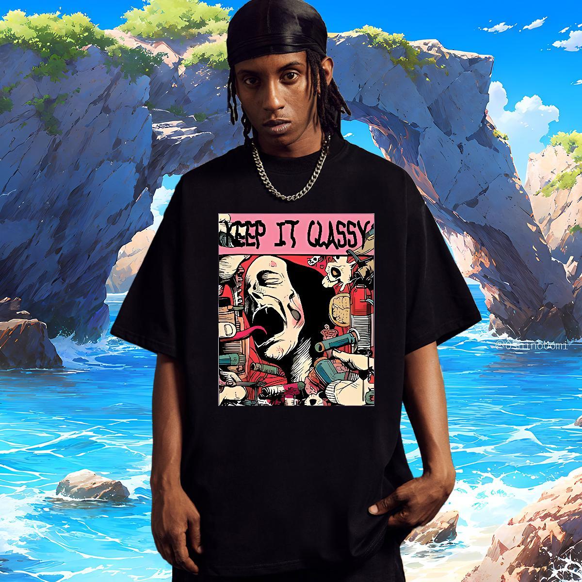 Mens T Shirts 230g Pure Cotton Terror Daily Outfit Short Sleeve Soft Custom Print Oversized Men Clothes T-Shirt New High Quality Wear