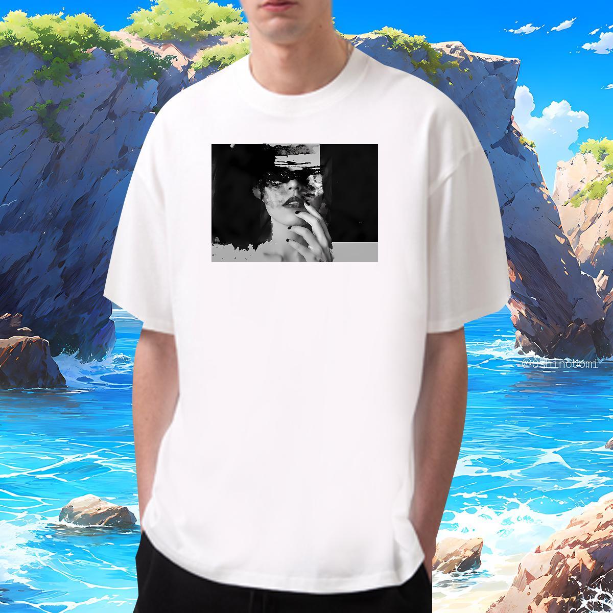 T-Shirts 230g 100% Cotton WOMEN Street Casual Crew Neck Breathable Oversized 3XL 4XL Couples T Shirts Customized Brand Tops Shirt