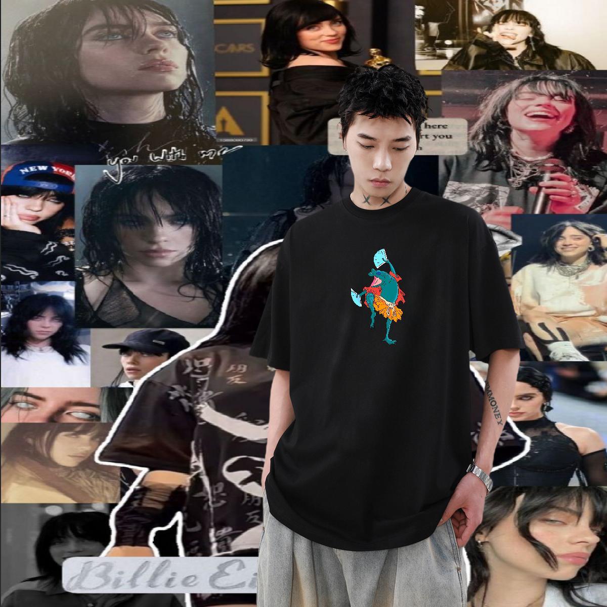 Free Shipping Mens T Shirts 100% Cotton 230g Frog Summer Casual Clothings Pure Cotton TOP Quality Men Tshirts Custom Printing