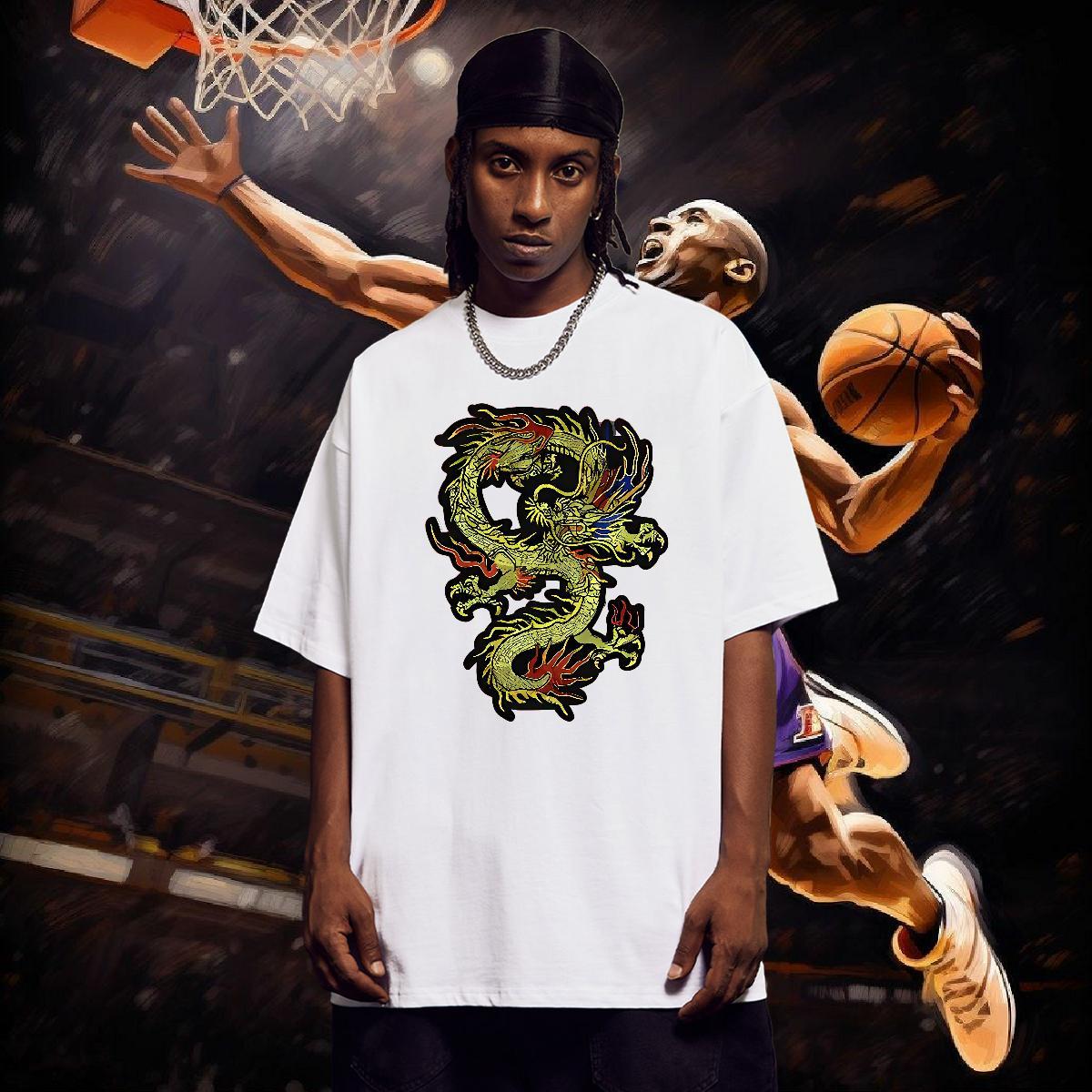 Man T Shirts 230g Pure Cotton Home Outdoor Breathable Short Sleeve Anime Men Tops Tees Customized Wholesale Wear