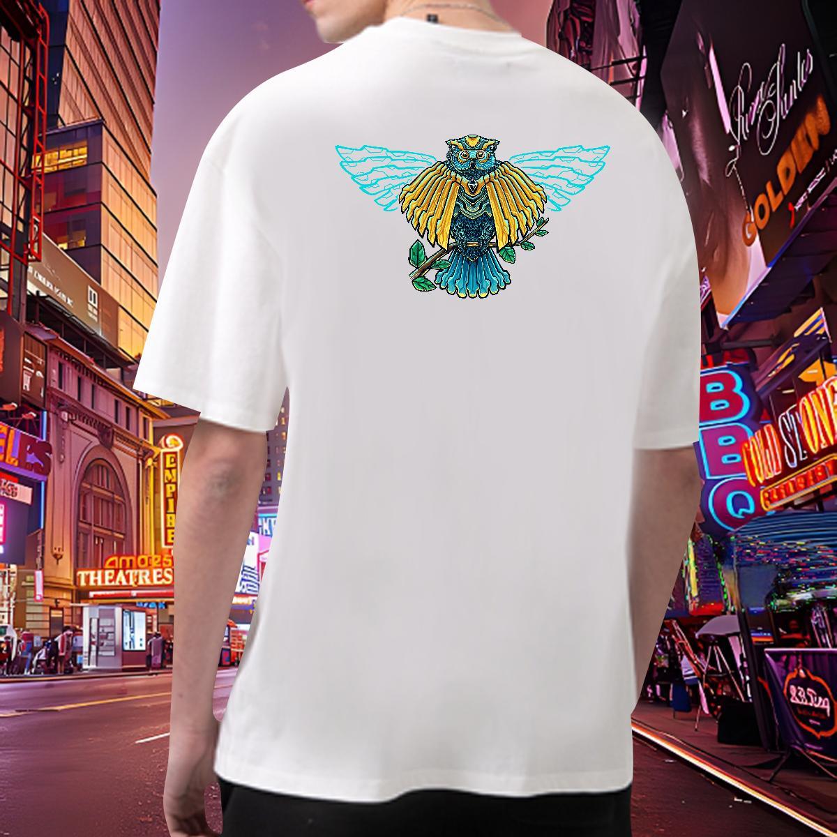 Brand Men Clothes T-Shirt 230g Pure Cotton cool Mens T Shirts Summer Casual Short Sleeve O-Neck DIY Printed Designer Tshirts