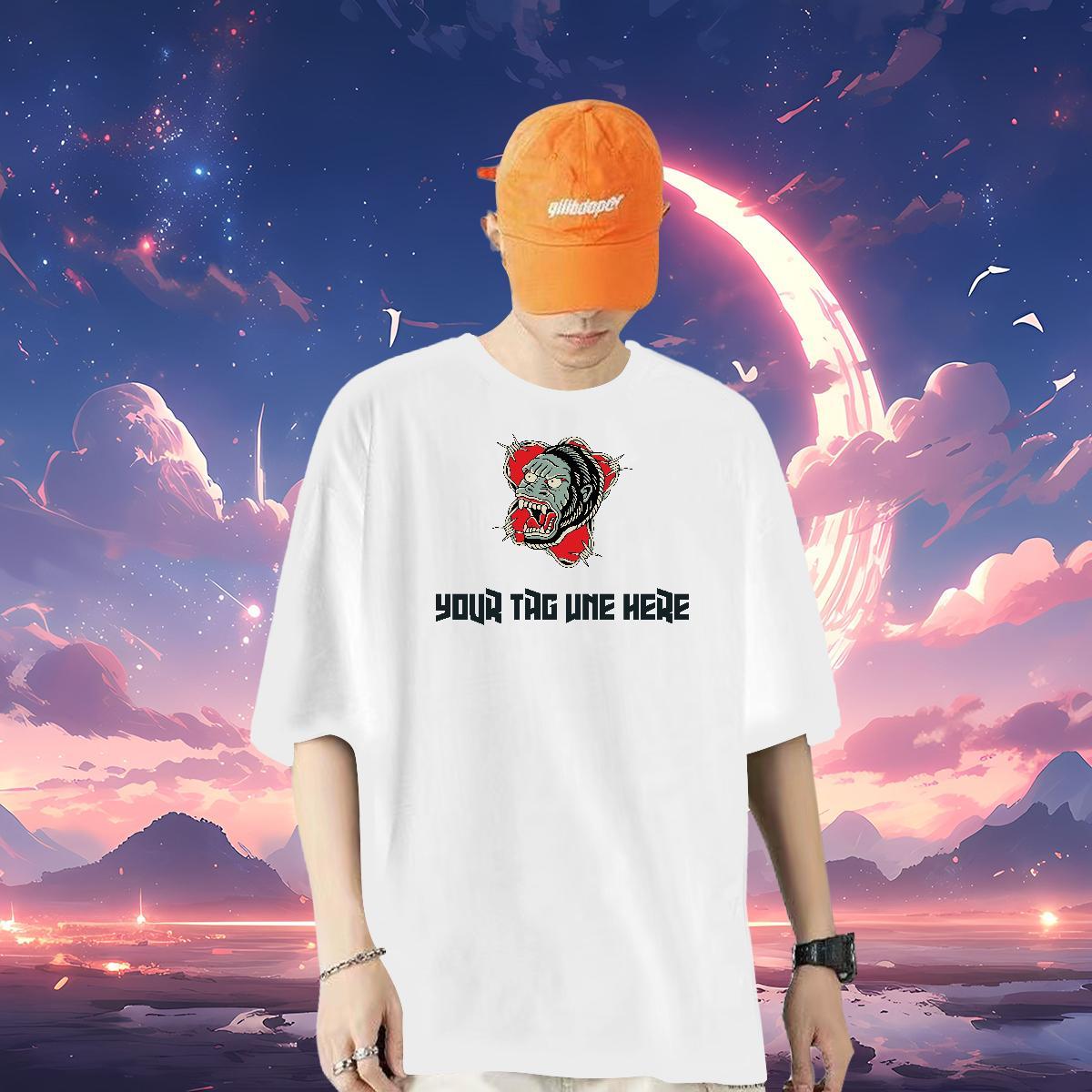 Free Shipping Men T Shirts 230g Cotton Casual Tees Breathable Brand Tshirt for Man Woman DIY Printed