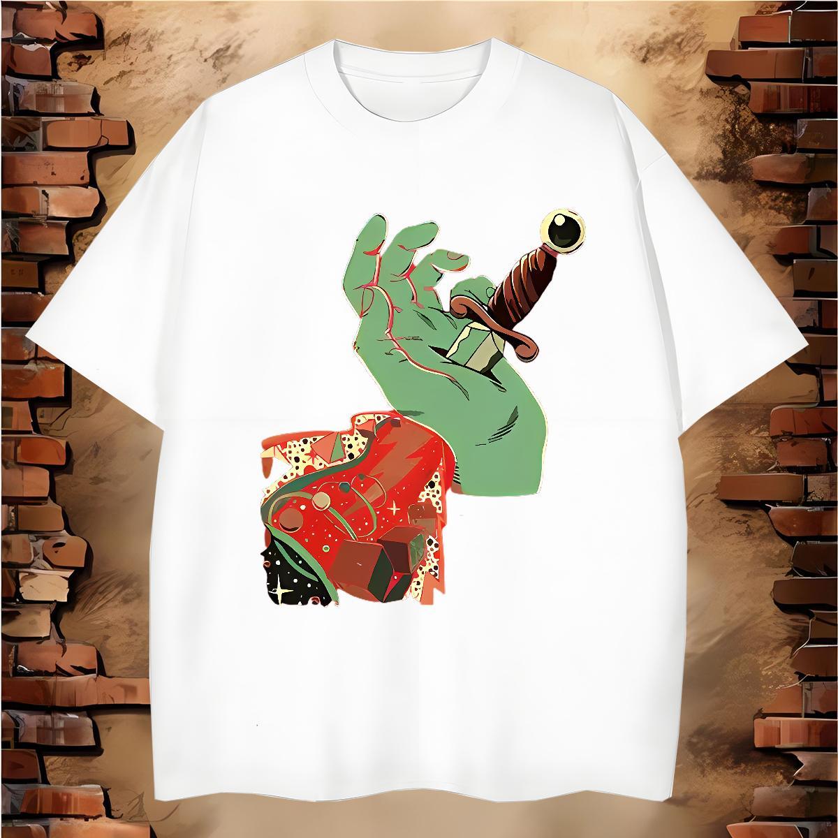 Mens T Shirts 230g Pure Cotton hand Daily Wear O Neck Short Sleeves Oversized Men Clothes T-Shirt New Comfortable Top Tees