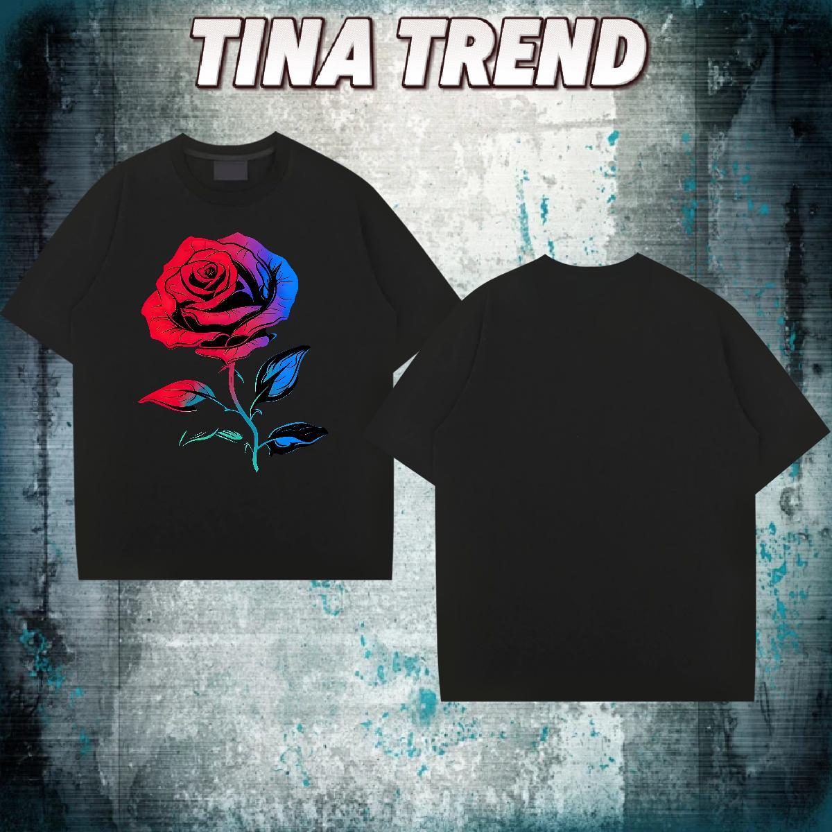 Fashion Design T-Shirts 230g 100% Cotton flower Sport Tee Shirt Short Sleeve Soft Wholesale Men Tees Custom Printing