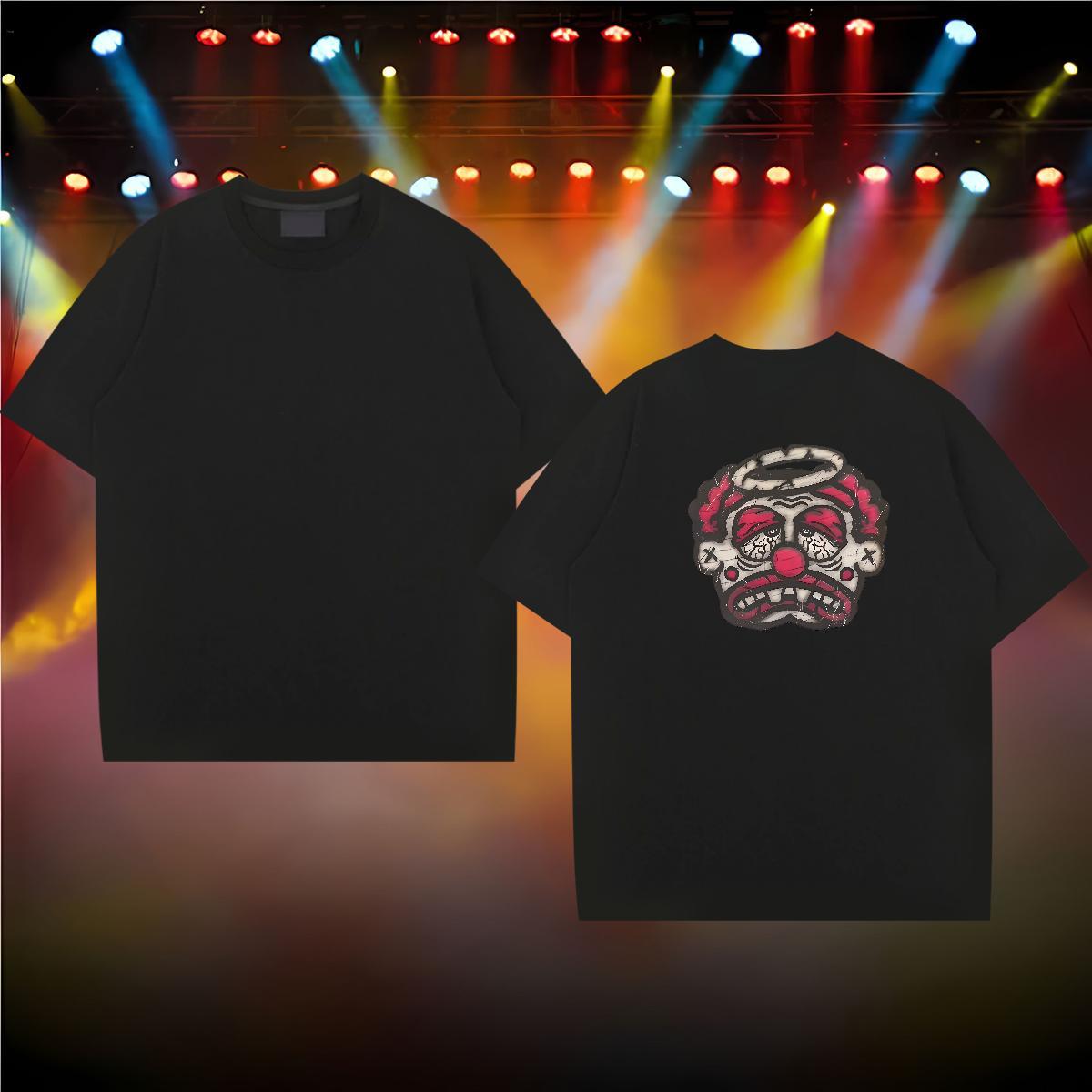 Classic T-Shirts for Men skull Tops 100% Cotton 230g Beach Comfortable DIY Printed Breathable Short Sleeve Men Tops Tees