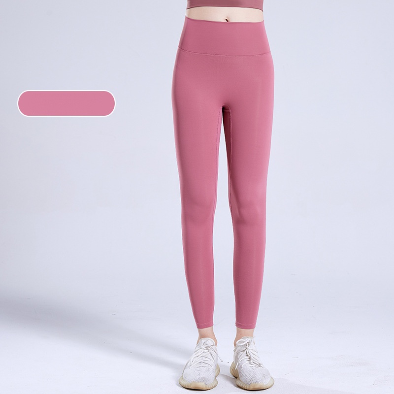 Quick-drying sweatpants Tight running Yoga pants High-waisted peach hip lift elastic crossfit pants for women