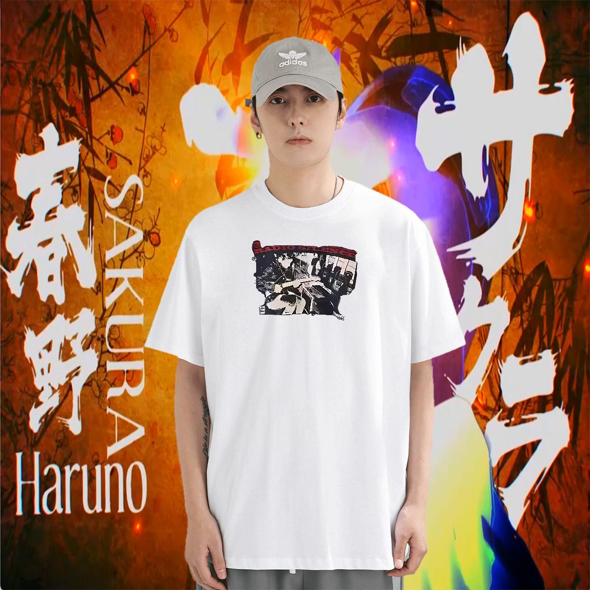 T-Shirts for Men 230g Cotton character Daily Wear Crew Neck Breathable Oversized Men Tees Designer Cool Tee Shirt