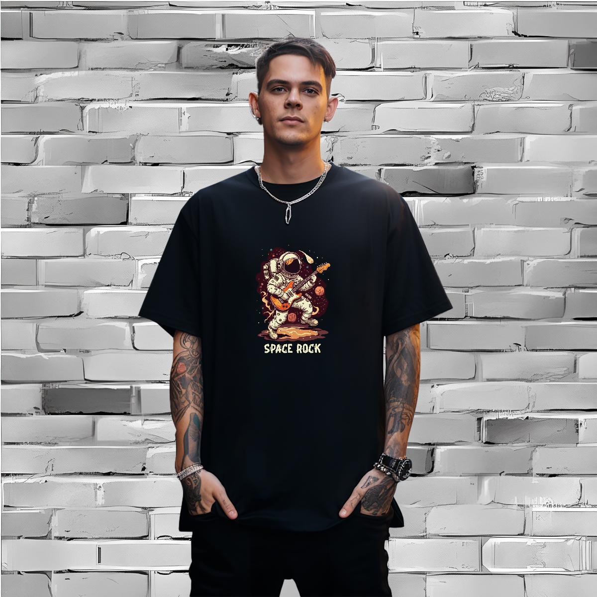 T-Shirts 230g Cotton universe Spring Summer Round Neck Short Sleeve Anime Print Men Tshirts Fashion Designer Free Shipping Tops Shirt