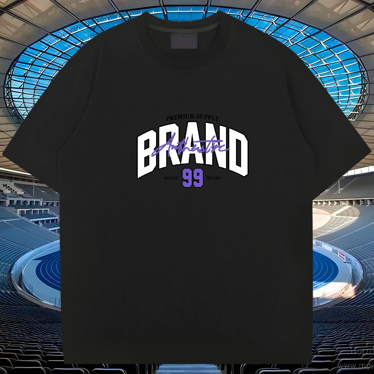 Designer Mens Tshirts 230g Pure Cotton Street wear Hip Hop letter DIY Short Sleeve O-Neck Brand T-Shirts for Men Clothings