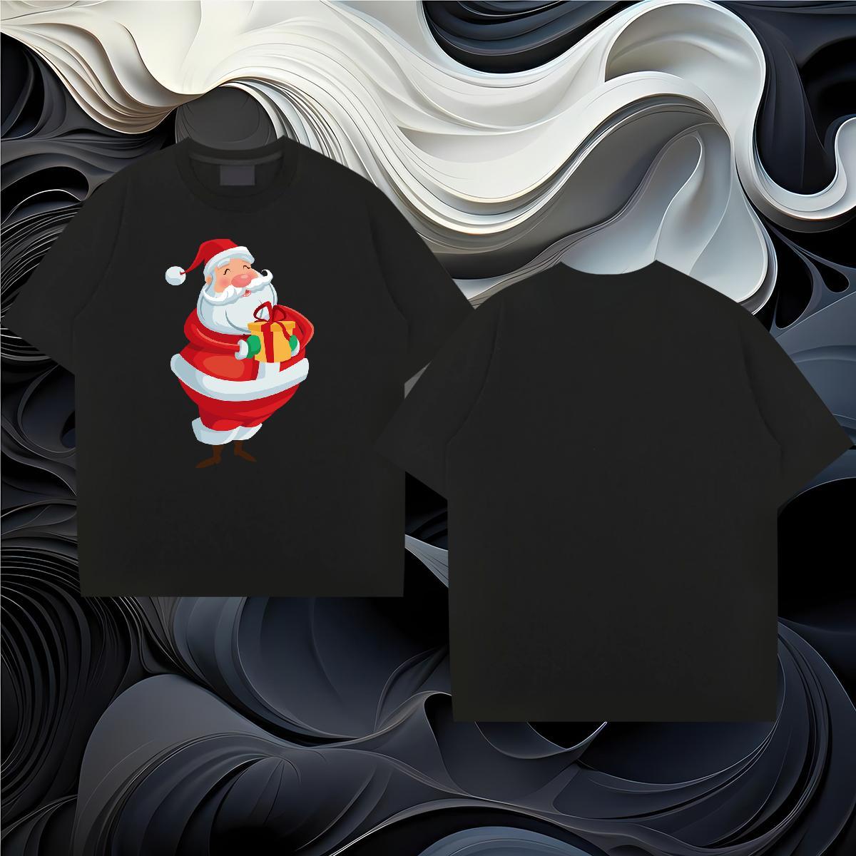 Customized T-Shirts 230g 100% Cotton Casual Daily Wear Tshirts Crew Neck Breathable Classic Men Clothes T-Shirt DIY Printed