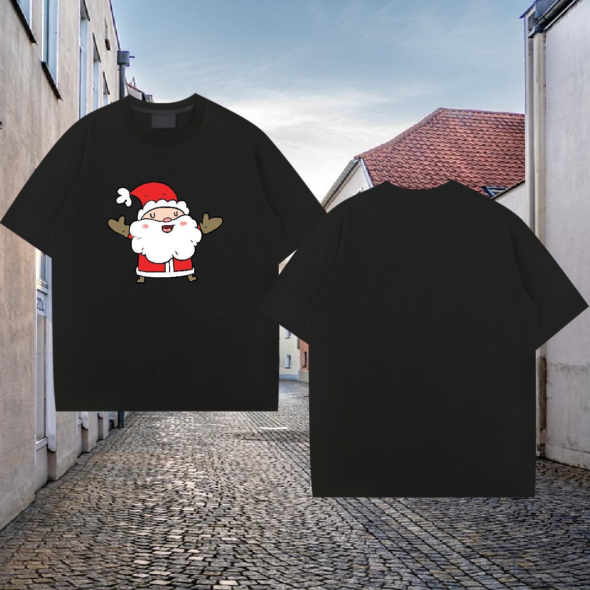 Customized T shirt 100% Cotton 230g Daily Wear Top Tees Breathable Unisex Mens Tshirts Cartoon Printing L-4XL