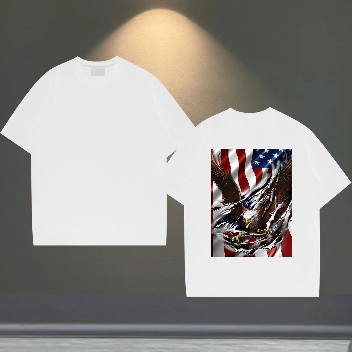 Fashion Designer Men T Shirts 230g Cotton cool Anime Printing Street Tops Shirt O-Neck Short Sleeve Soft Mens Tshirts Oversized 4XL