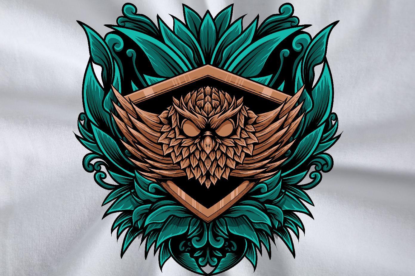 Classic T Shirts Men 230g Cotton Owl Outdoor Clothes Breathable Short Sleeve Cool Design Mens Tshirts Skull