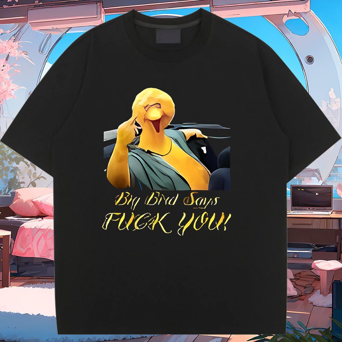 Nice T-Shirts for Women Breathable Women Tshirts Custom Printed bird Hip Hop 230g 100% Cotton Factory Direct Clothes