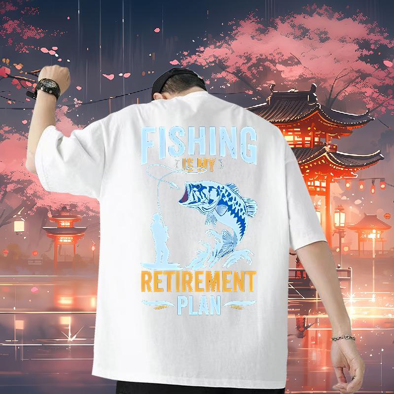 Wholesale Men T Shirts 230g Pure Cotton Home Outdoor Tee Shirt O-Neck Short Sleeve Soft Men Tops Tees Custom Print Plus Size