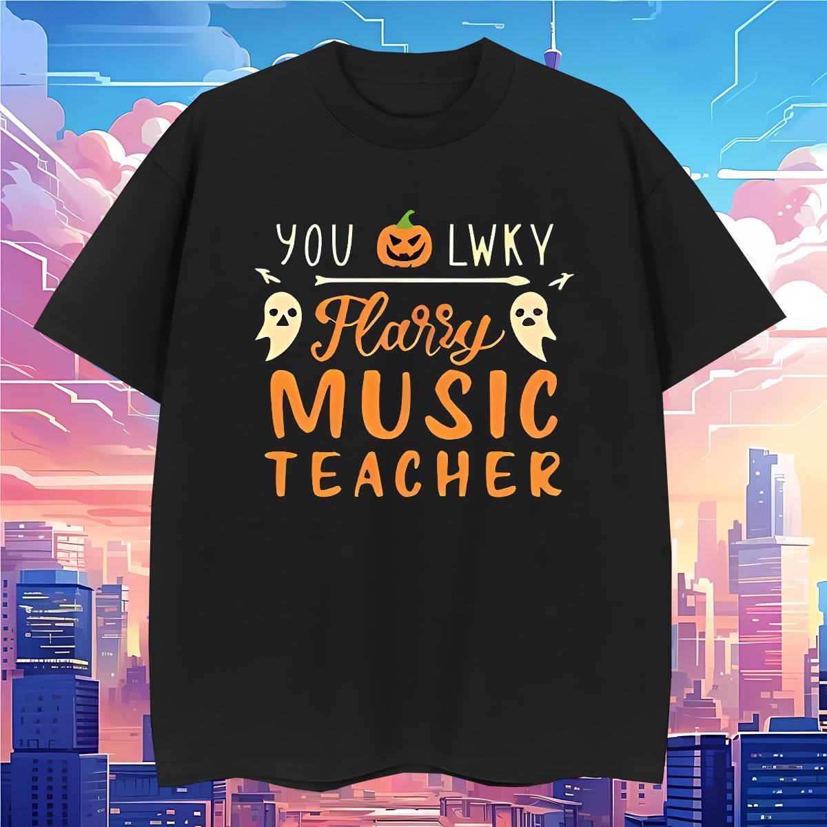 T-Shirts 230g Pure Cotton halloween Outdoor Breathable Crew Neck Customized Print Couples T Shirts 2024 Popular Clothings