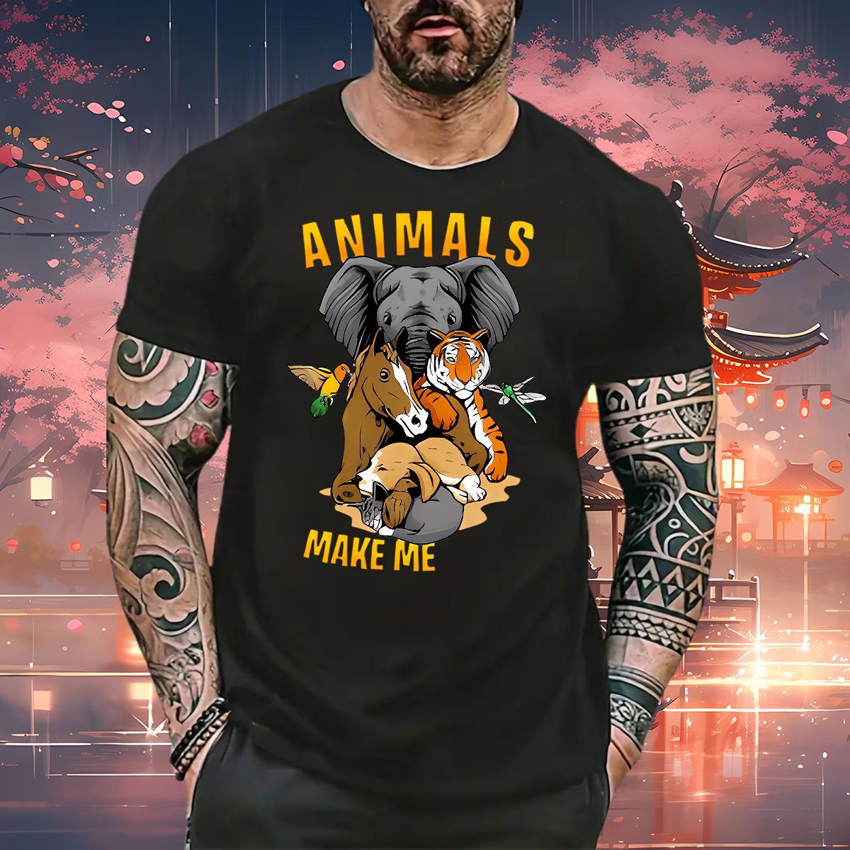 2024 Man T Shirts 230g 100% Cotton Anime Printing Street Tees Shirts Short Sleeve Soft Unisex Men Tops Tees Asian Size