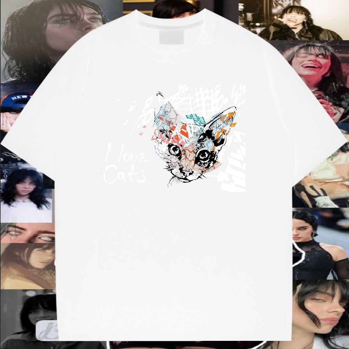 Fashion New Man T Shirts 100% Cotton 230g cute Spring Summer Tees Breathable Short Sleeve Cool Design Men Tops Tees Floral Print