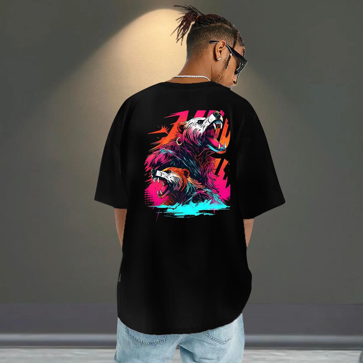 New Man T Shirts 100% Cotton 230g Hip Hop Street Tees Shirts Crew Neck Breathable Cool Design Tshirt for Man Woman Custom Print Plus Size