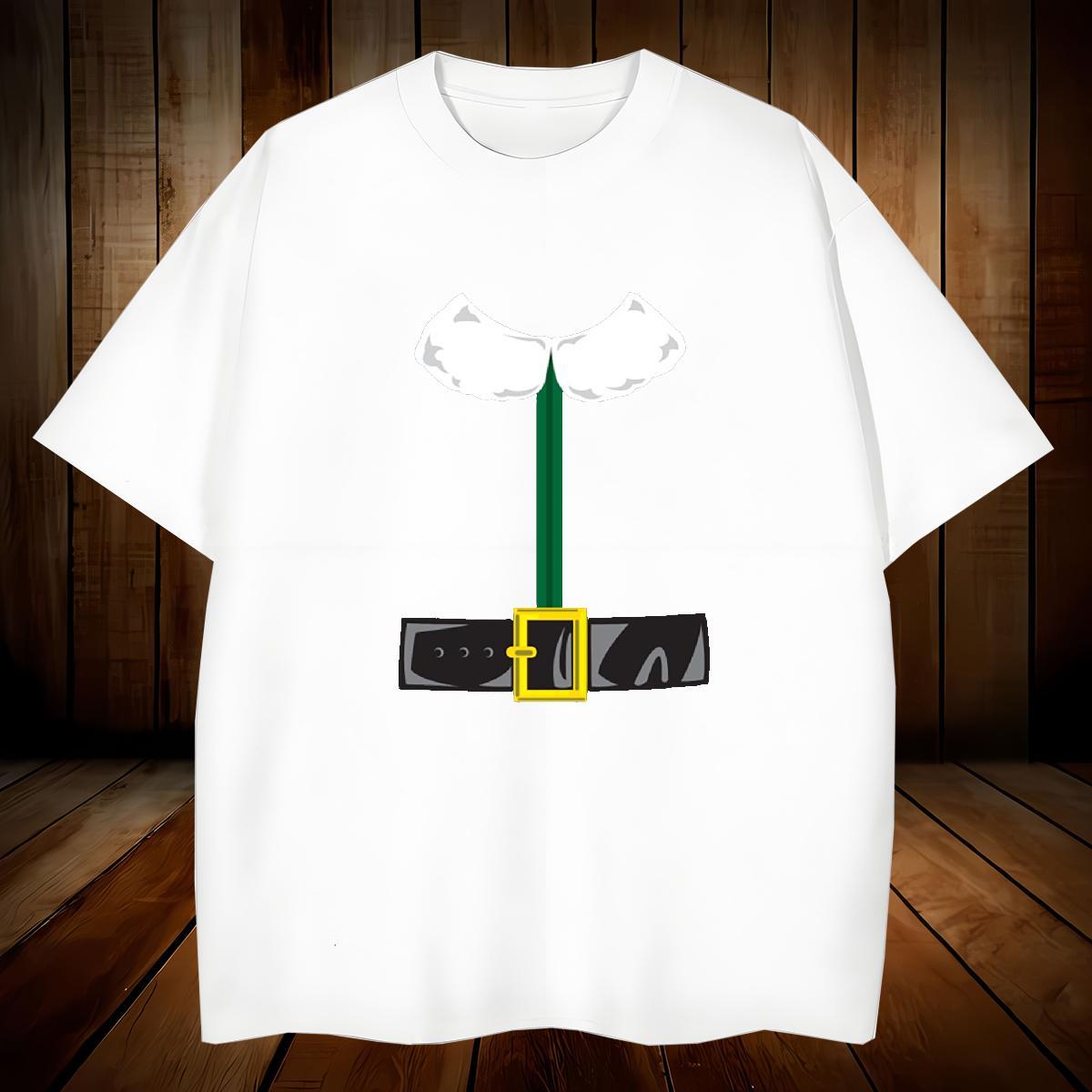 Soft Couples T Shirts 230g Pure Cotton Christmas T-Shirts Anime Printing Street Crew Neck Breathable DIY Logo Oversized Fashion New Tees