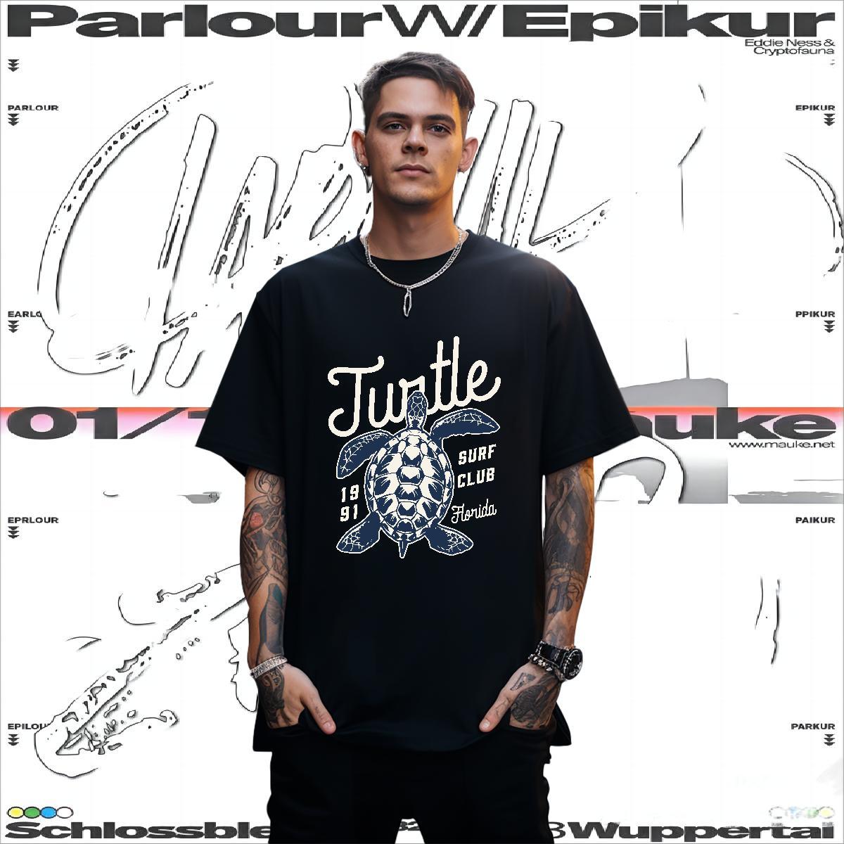 T shirt 230g 100% Cotton Summer Casual Breathable Short Sleeve DIY Men Tees 2024 Designer Classic Top Tees