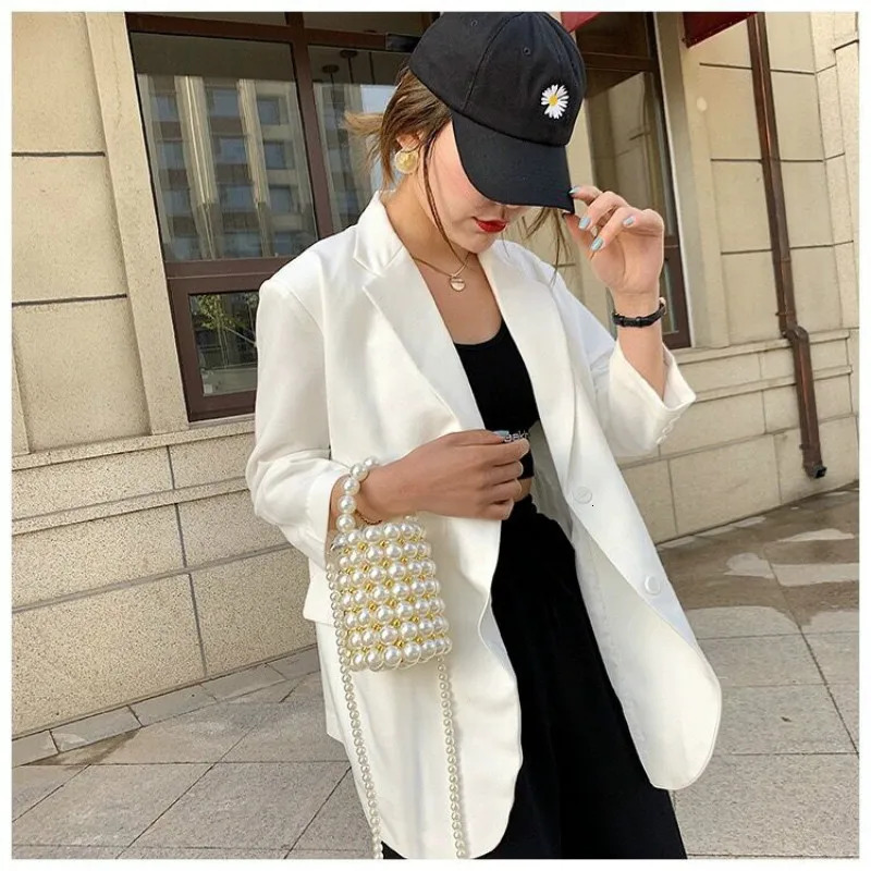 selling womens handmade pearl shoulder bag trend black bucket stone wallet wedding evening handbag 240806Z