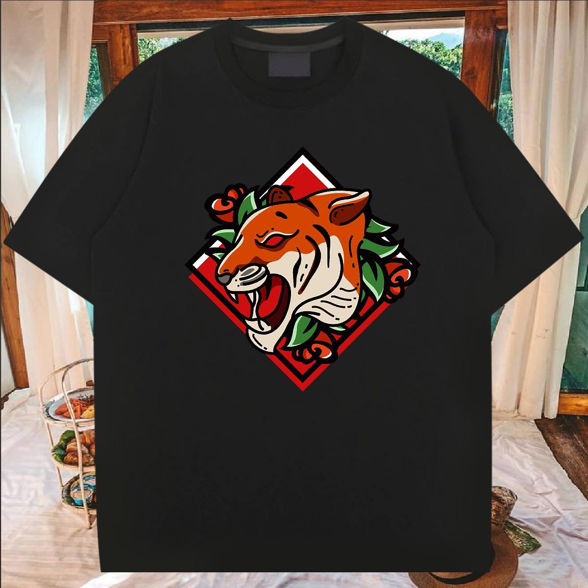 Stylist Mens T Shirts 230g Pure Cotton Casual Beach Tshirts Crew Neck Breathable Cool Design Mens Tshirts Oversized 3XL 4XL