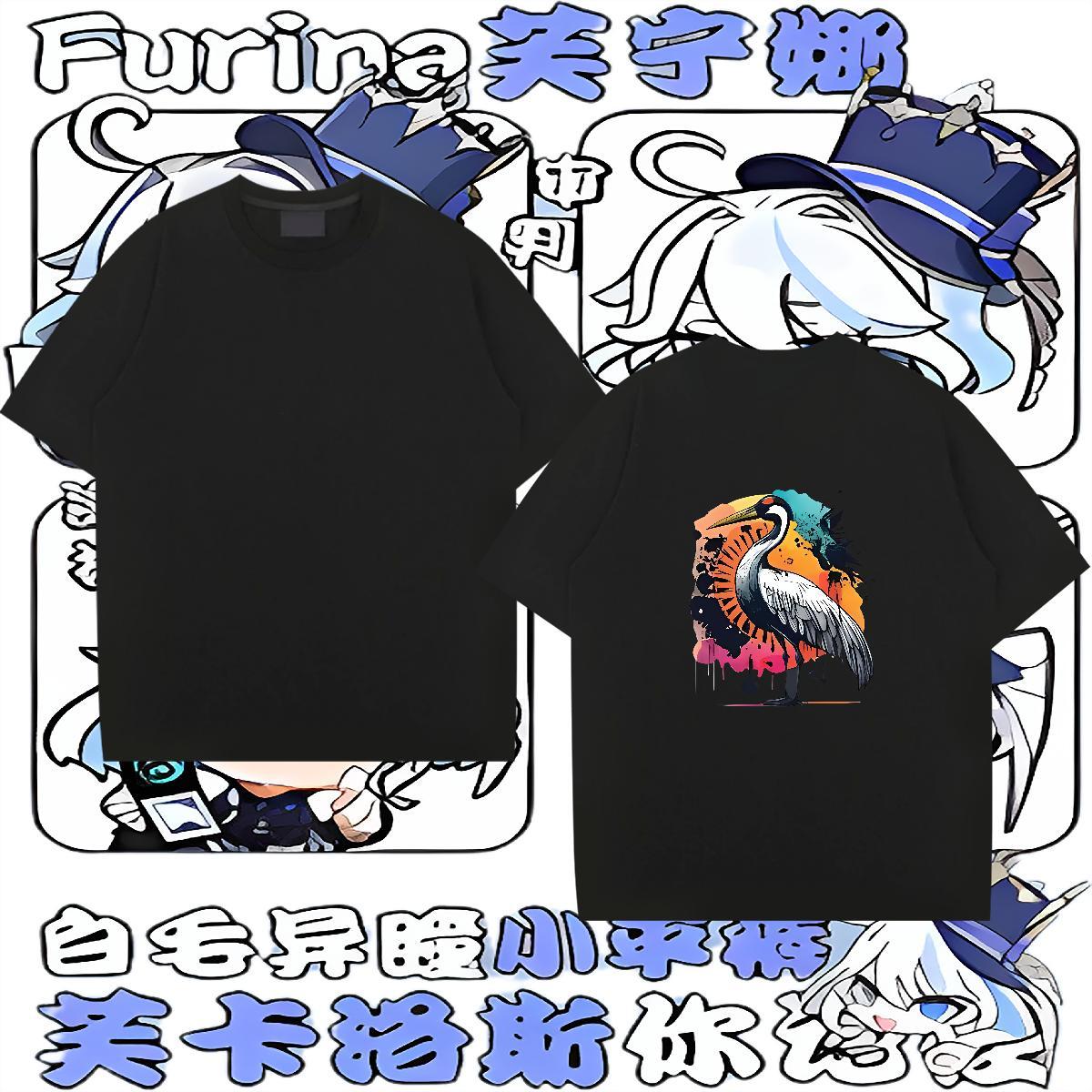 2024 DIY Man T Shirts 230g Cotton bird Daily Wear Clothes Pure Cotton Wholesale Tshirts DIY Printed