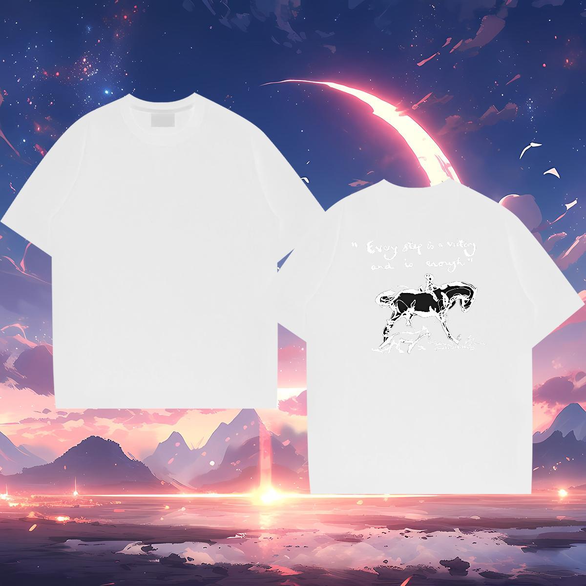 Customized T Shirts Men 230g Pure Cotton dog Spring Summer Tees Breathable TOP Quality Men Clothes T-Shirt DIY