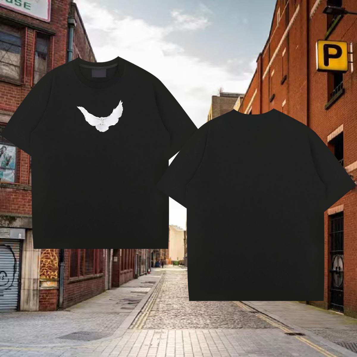 Cool Design Men Tees 230g Pure Cotton eagle Mens T Shirts Street Casual Breathable Plus Size Custom Brand Wear