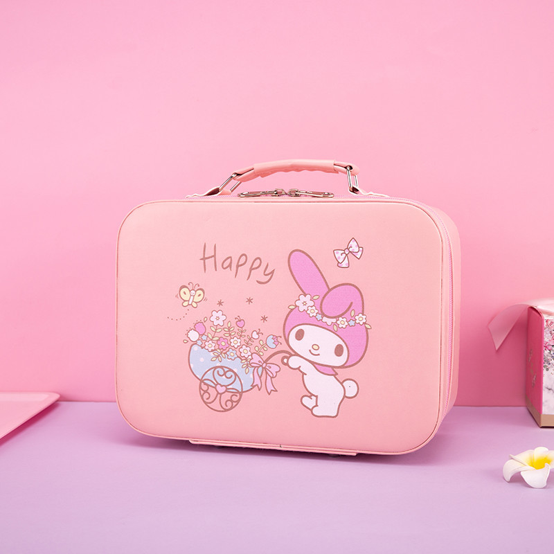 Portable Makeup Bag Handheld Large Capacity Cartoon Makeup Box Household Guka Cosmetics Storage Box