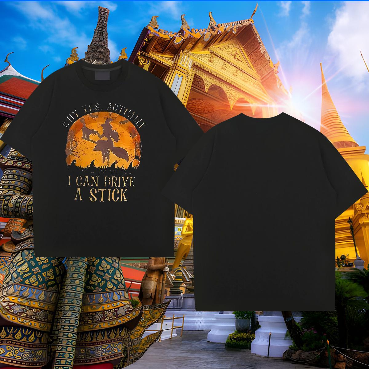 Unisex Men Tops Tees 230g 100% Cotton halloween T Shirts Men Hip Hop Street Round Neck Short Sleeve Plus Size Custom Free Shipping Tees Shirts