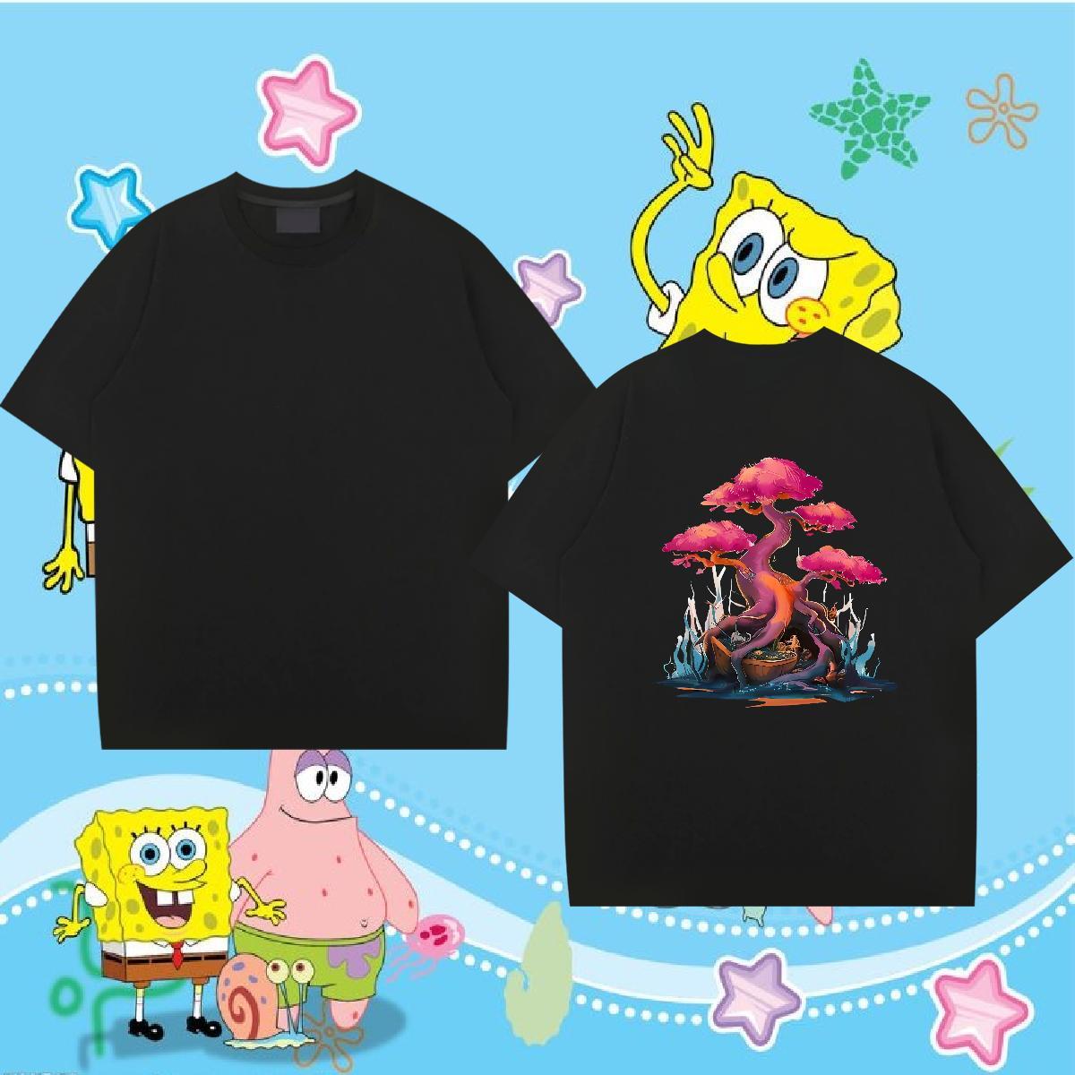 Factory Direct Man T Shirts 100% Cotton 230g tree Beach Clothes Crew Neck Cool Men Tshirts Oversized