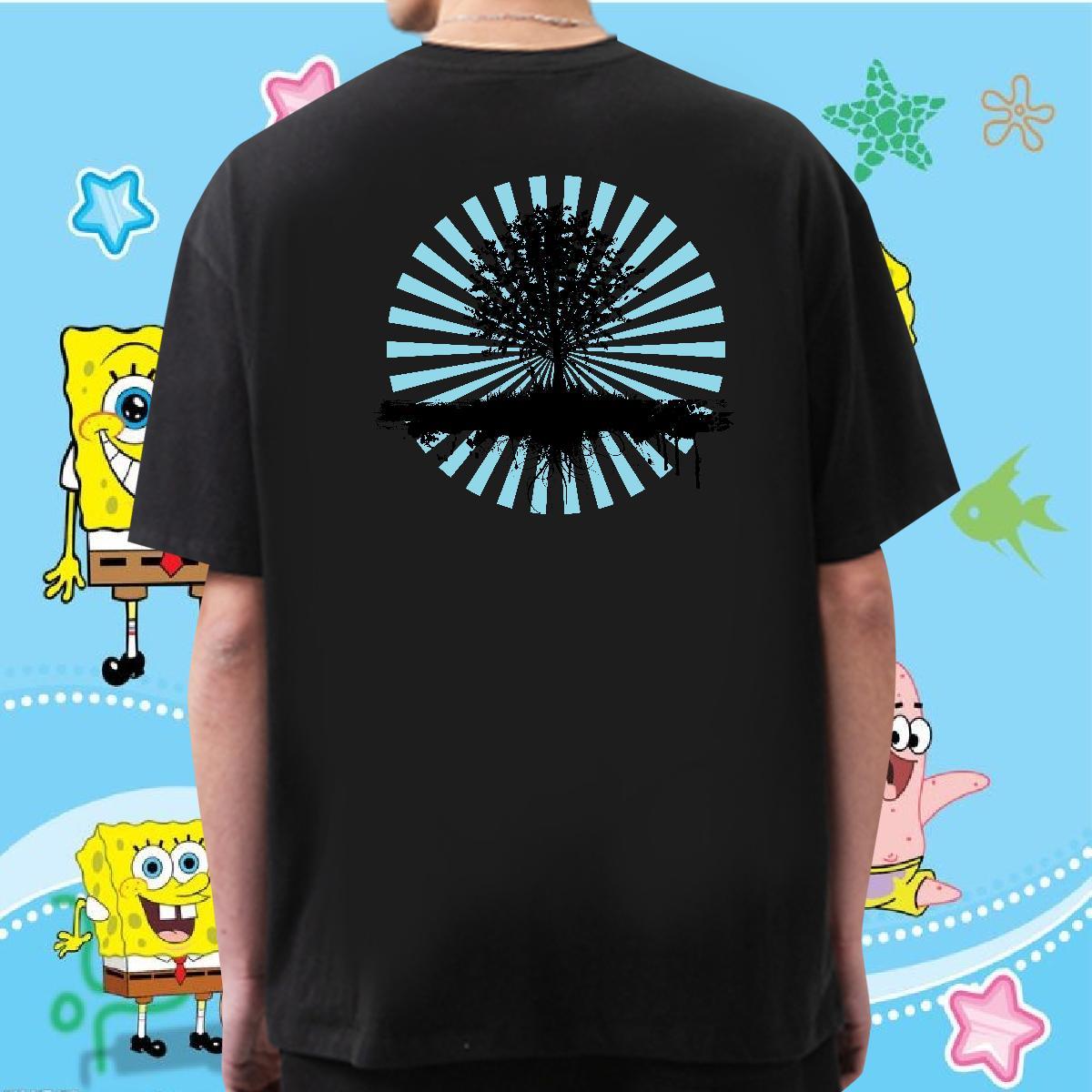 2024 Designer T Shirts Men 230g 100% Cotton tree Outdoor Polos Breathable Short Sleeve Cool Design Men Tops Tees Cartoon Printing L-4XL